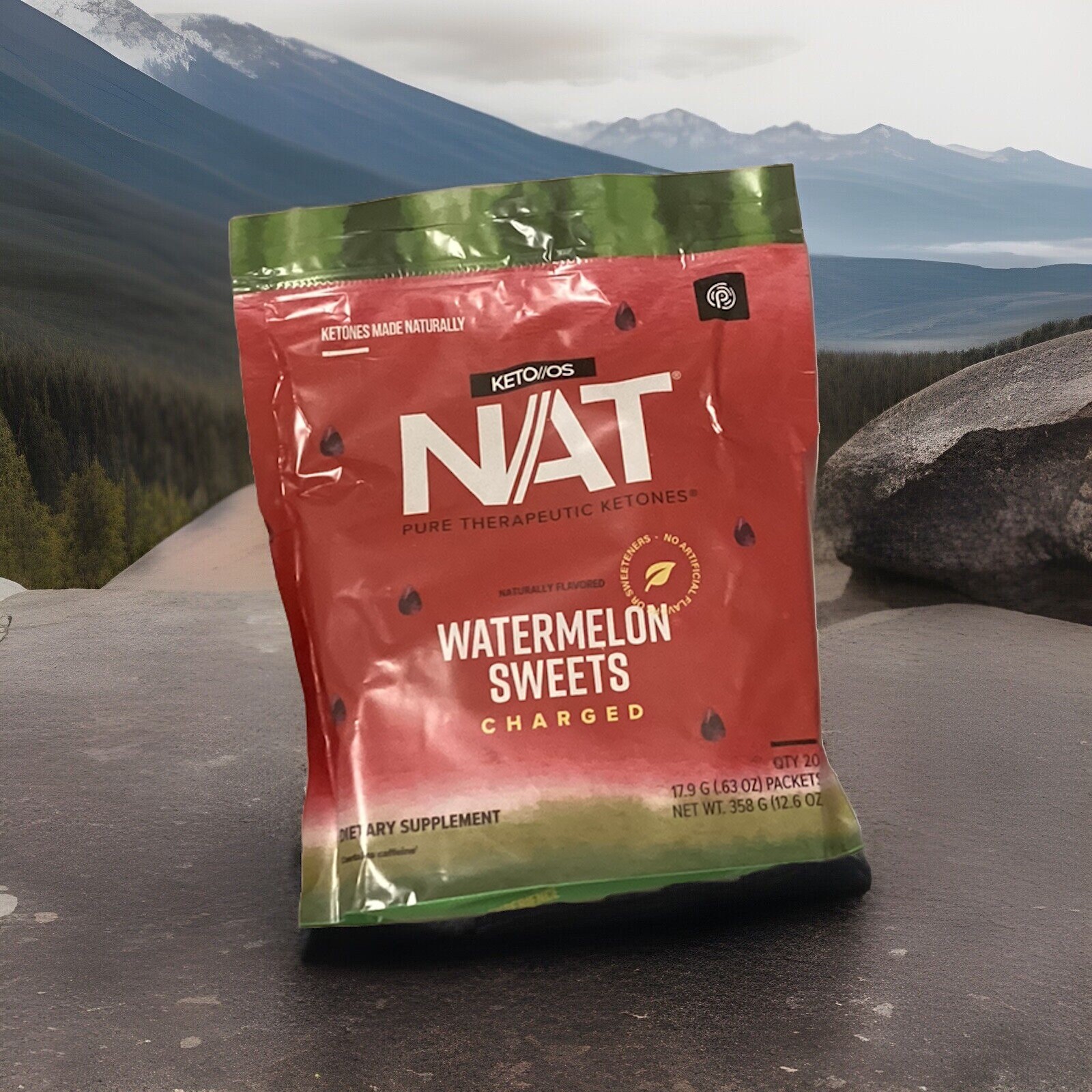 Pruvit KETOSNAT Ketones WATERMELON SWEETS CHARGED 20 PACKS FREE SHIPPING