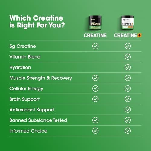 Optimum Nutrition Creatine, Micronized Creatine Monohydrate Capsules, Supports