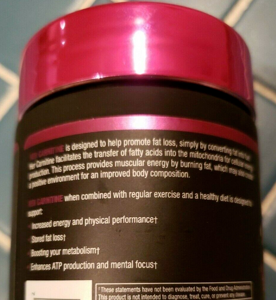 NLA for Her – Her Carnitine Premium L-Carntine/ALCAR Blend 60 Veg Caps – 10/2024