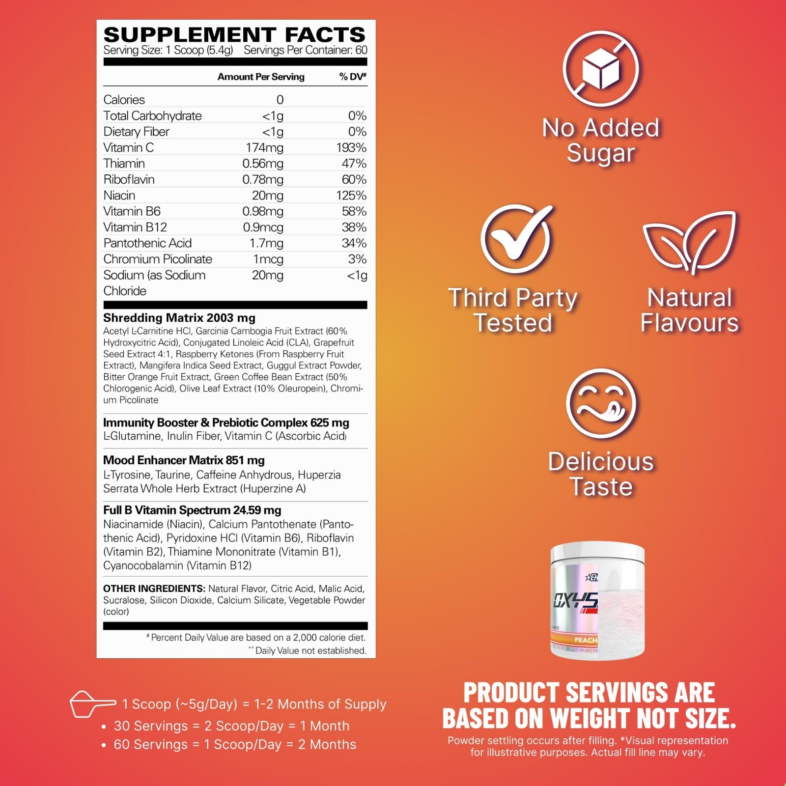 Pre Workout Powder with L Glutamine & Acetyl L Carnitine – Energy Boost Drink, P