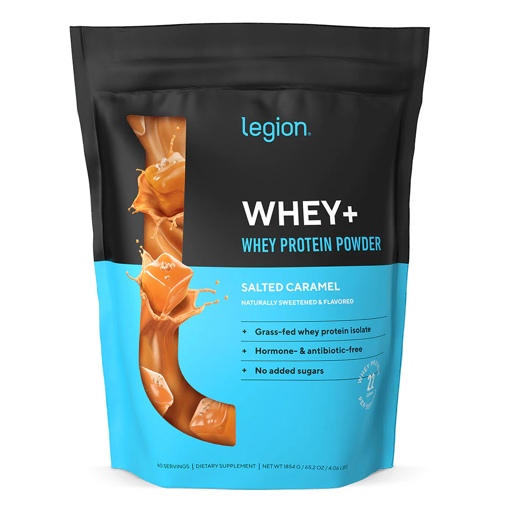 Whey+ Protein Isolate Powder naturally sweetened and flavored