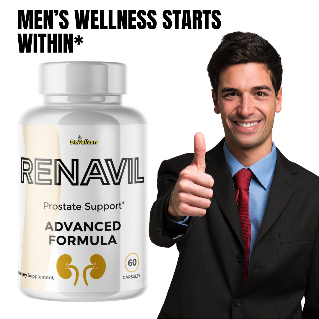 Renavil- Prostate Support- 5 Bottles- 300 Capsules