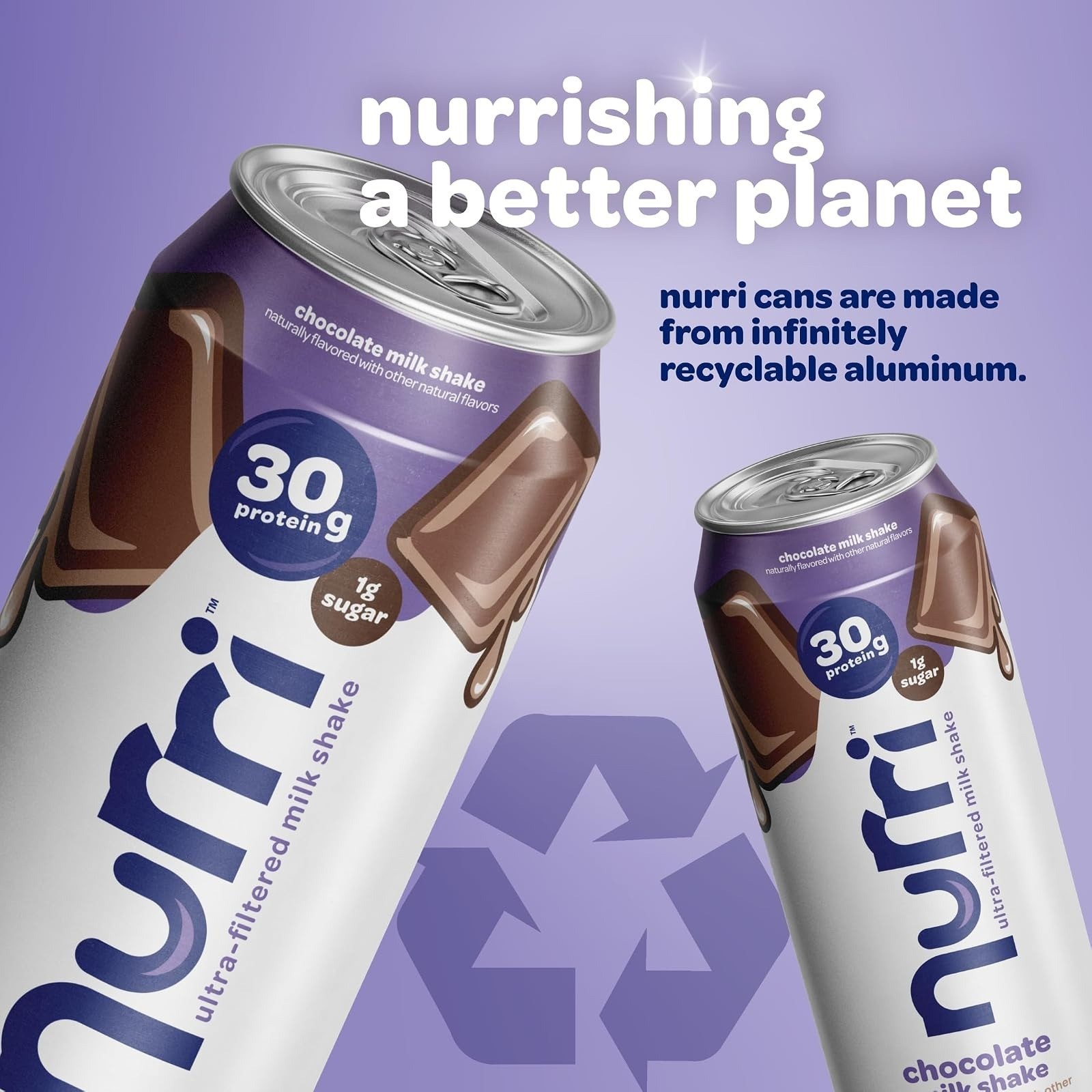 Nurri 30g Protein Ultra Filtered Milk Shake Chocolate 10 Cans