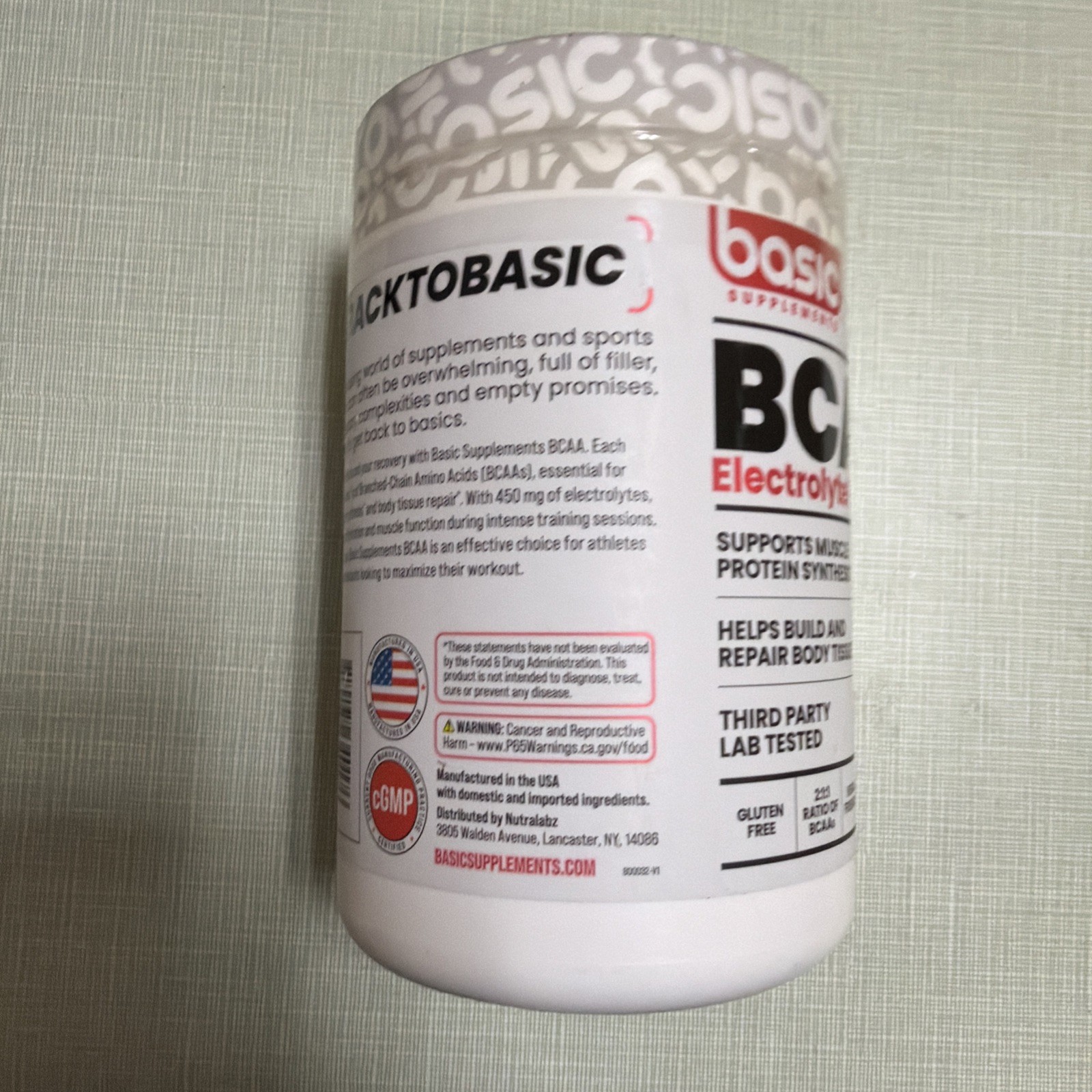 BCAA Electrolyte Formula – Blueberry Lemonade (30 Servings)BB 10/26