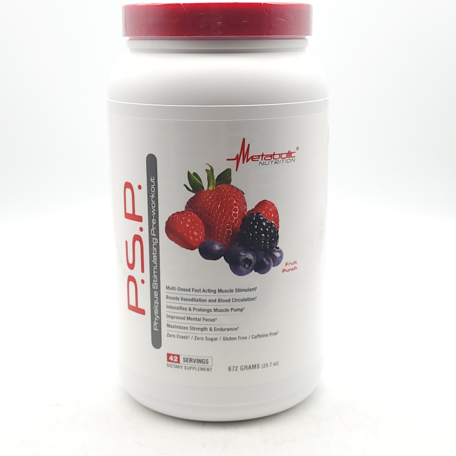 METABOLIC NUTRITION P.S.P. Energy Non-Stimulant Pre-Workout Supplement