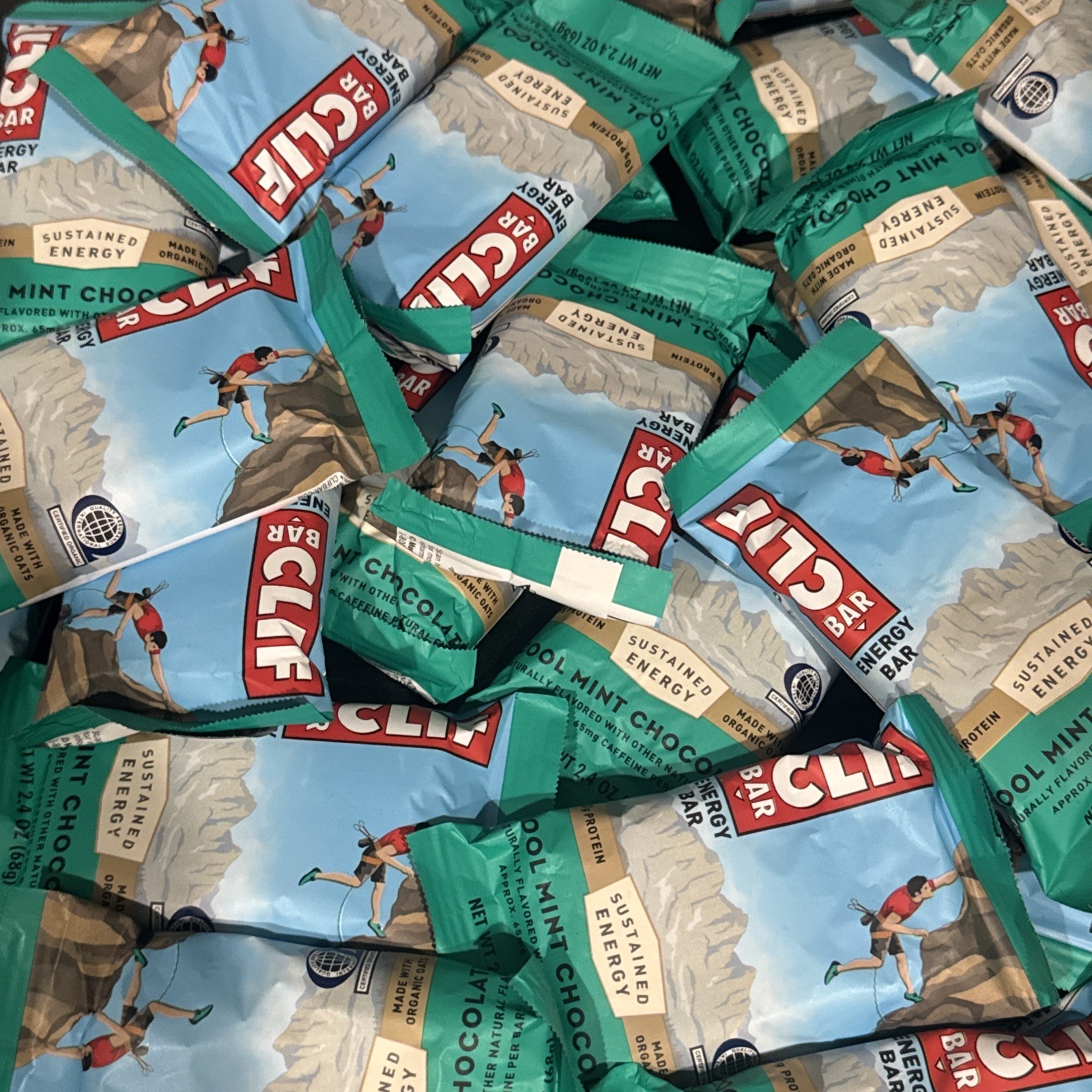 CLIF BAR – Energy Protein Bars – 100 Count , Cool Mint Chocolate EXP 01/27