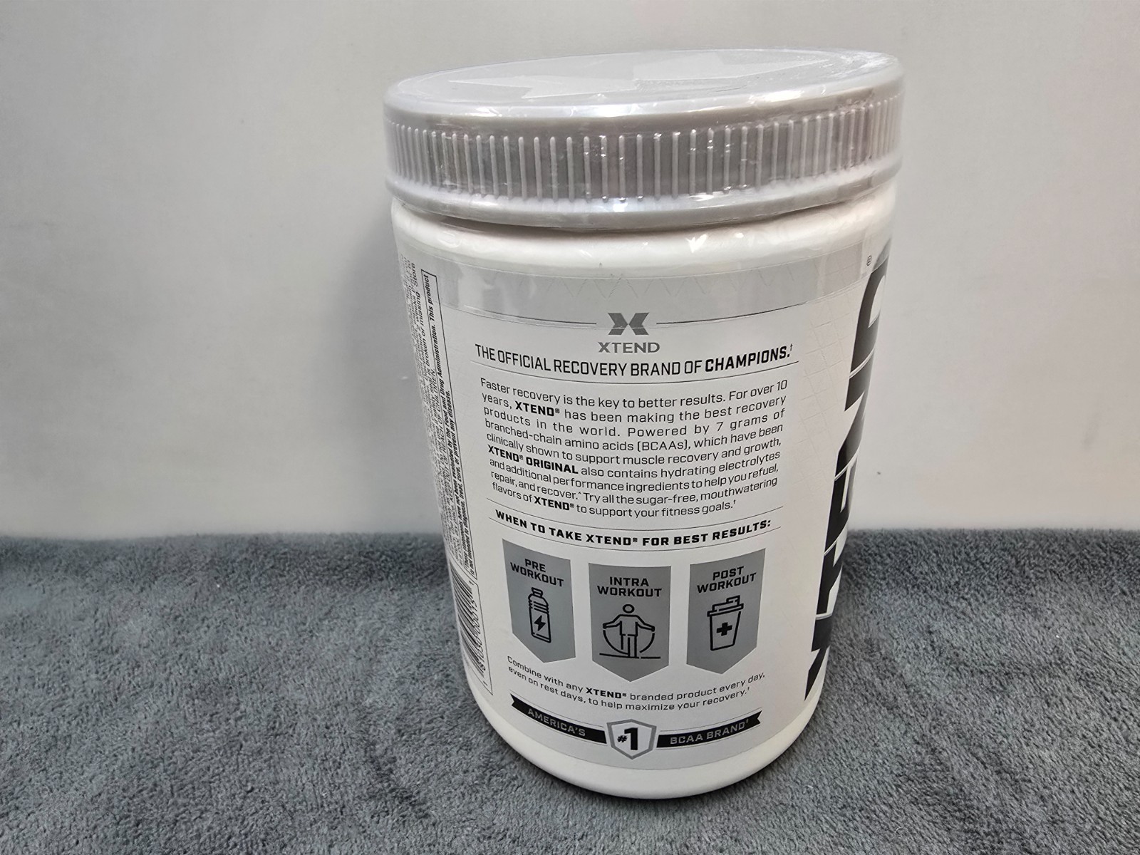 XTEND Original BCAA Powder 7g BCAA 2.5g L-Glutamine, Sugar Free Exp 07/26