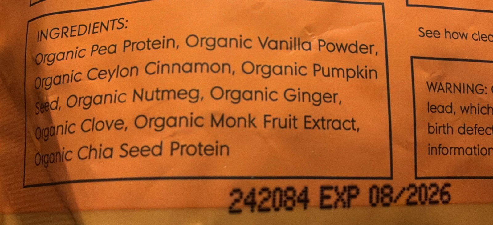 2 Truvani Organic Plant Based Protein Powder Pumpkin Spice 11 Oz No Gluten Soy