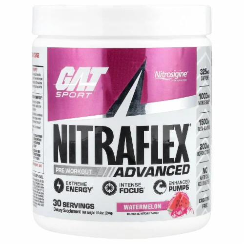 GAT Nitraflex Pre Workout 30 serving – Watermelon