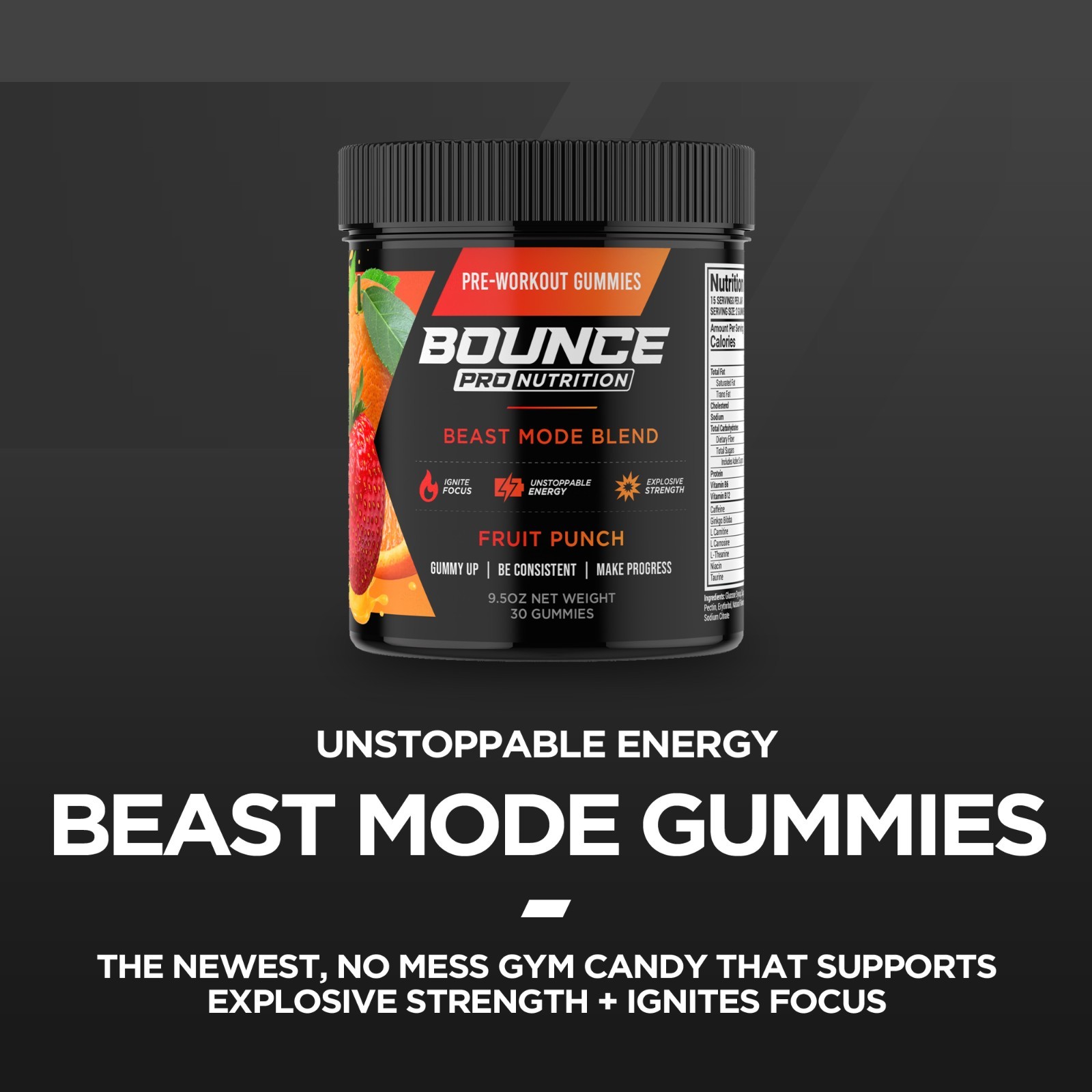 Pre-Workout Gummies – Beast Mode