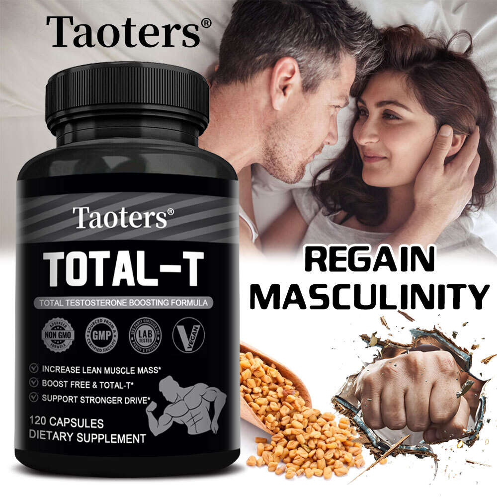 TOTAL-T 30 To120 Capsules – Testosteron Booster for Healthy Muscle