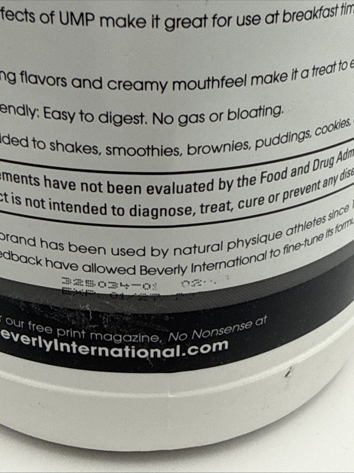 Beverly International UMP Rocky Road, 2lbs Exp 2027 Dented