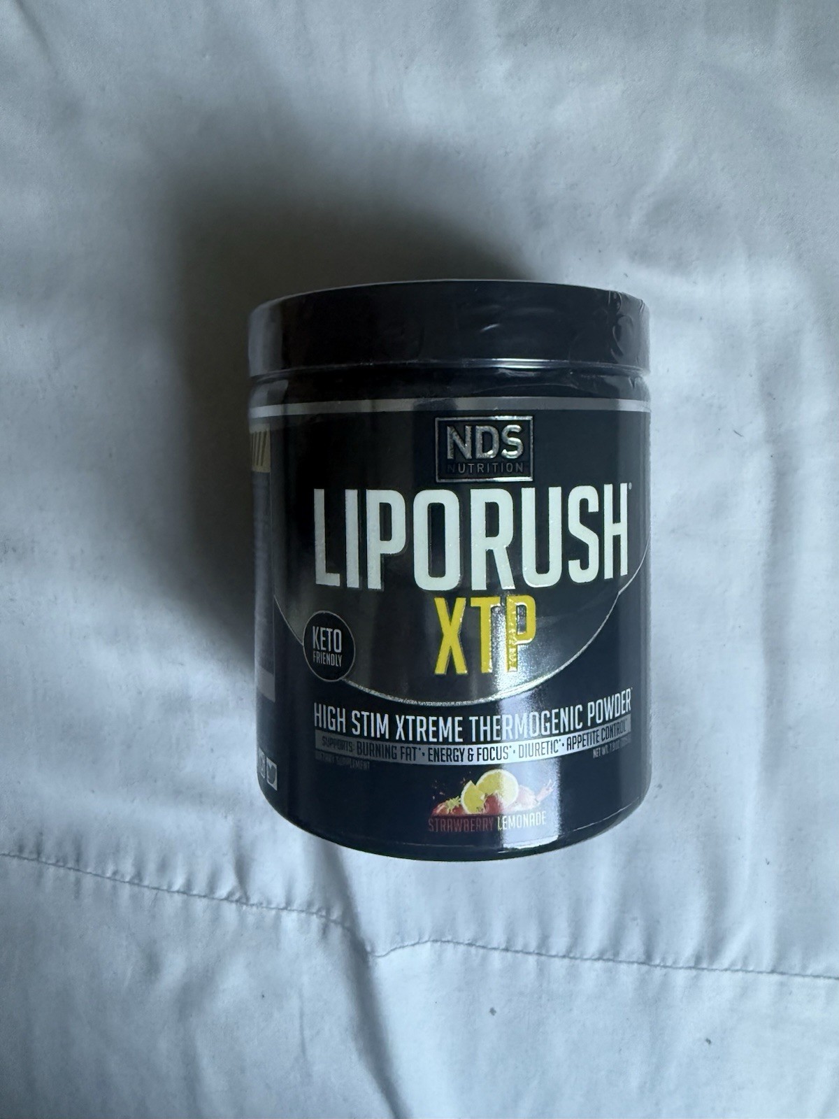 NDS Liporush XTP Thermogenic Powder STRAWBERRY LEMONADE Fat Burn Cut XT Cardio