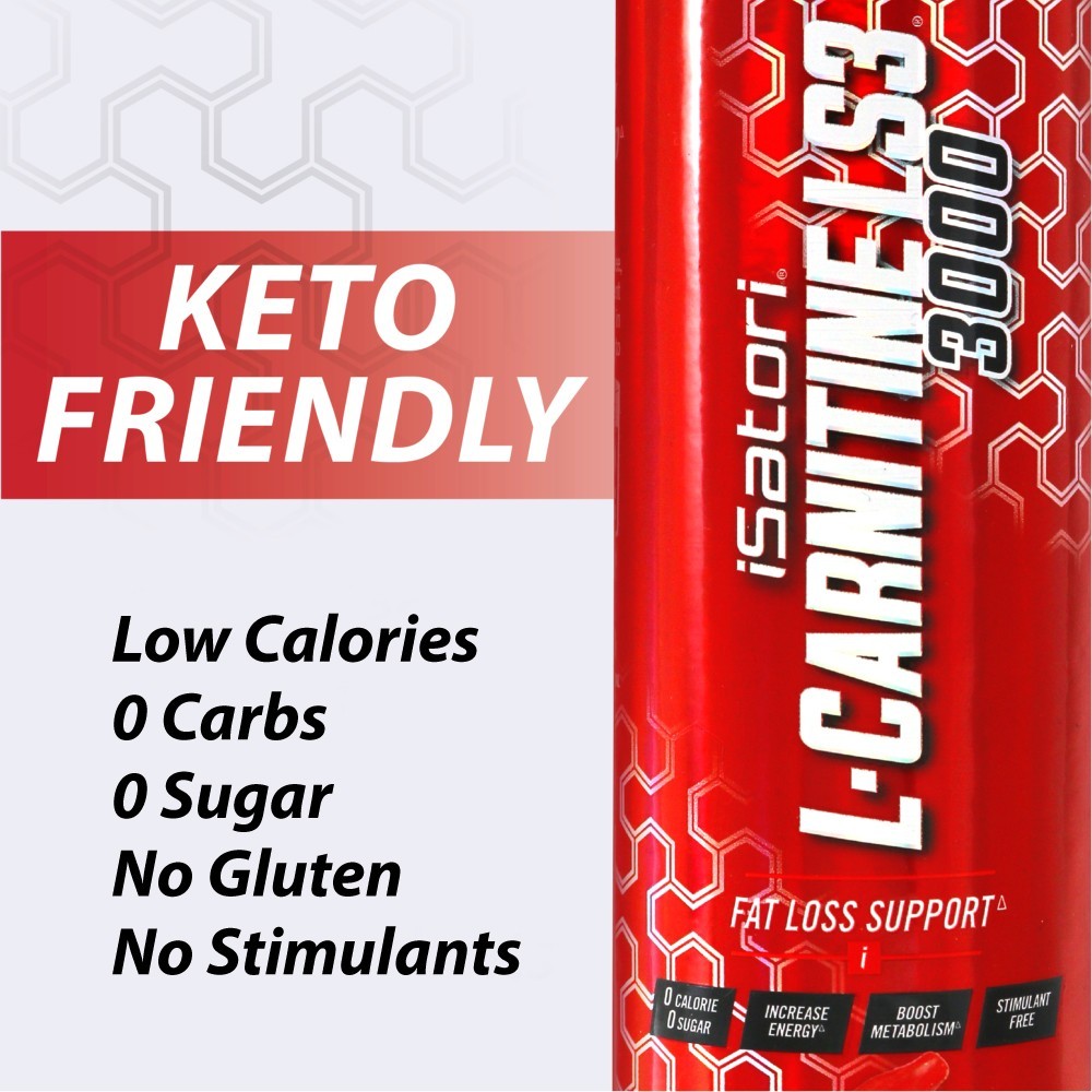 L-CARNITINE LS3 3000 Fat Loss-Metabolism Activator-Peach Nectarine (32 Servings)