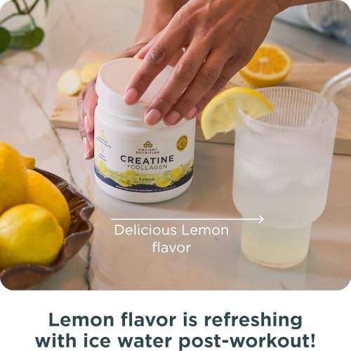 Creatine Collagen Electrolytes Lemon 30 Servings Women