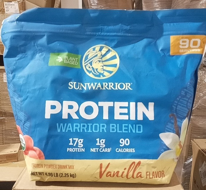 Sunwarrior Vegan Organic Protein Powder Plant-Based | BCAA Amino Acids | 4.96 lb