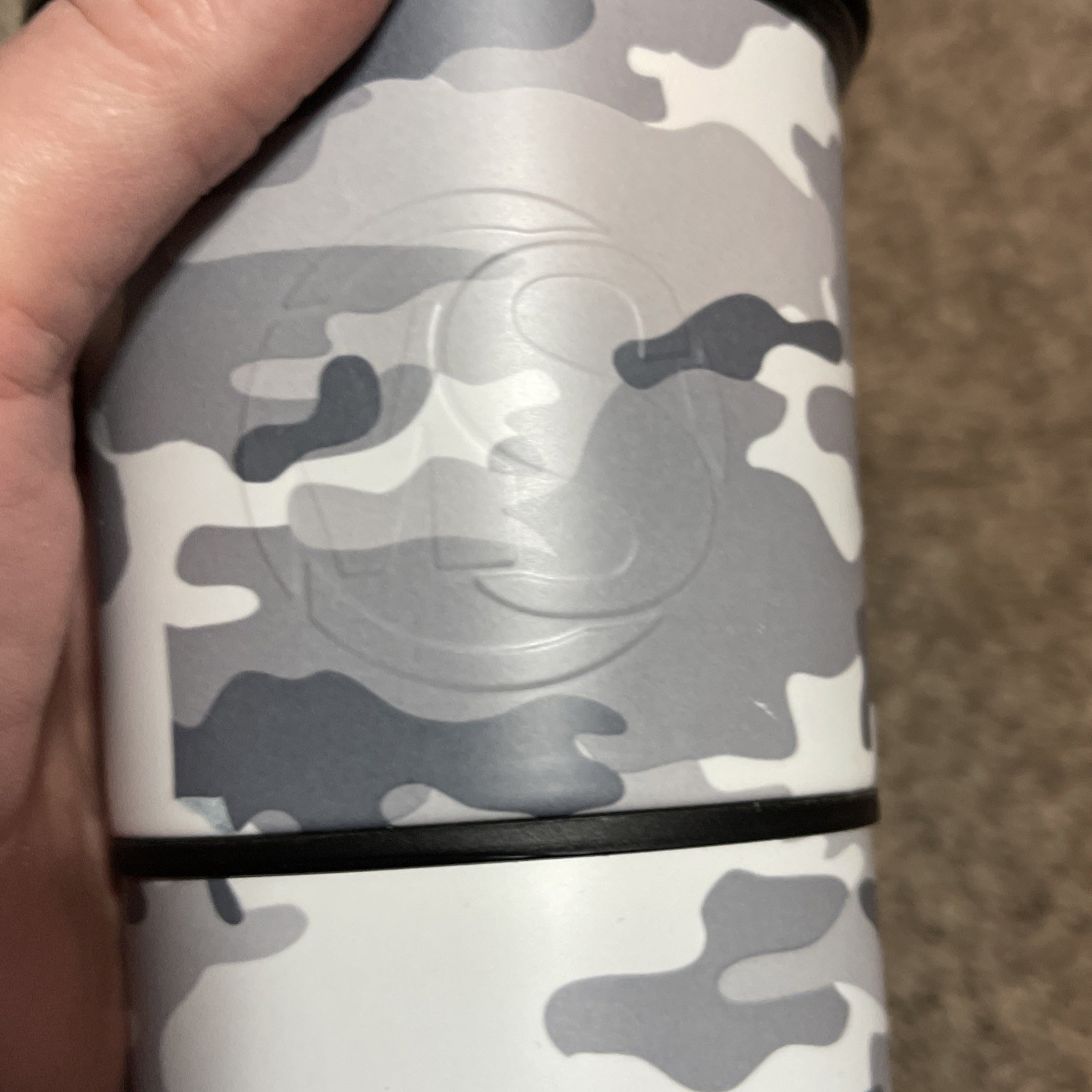 Metalshake Camo 600ML BLACK 3 Layers Gym Protein Shaker Water Sports Gym Work