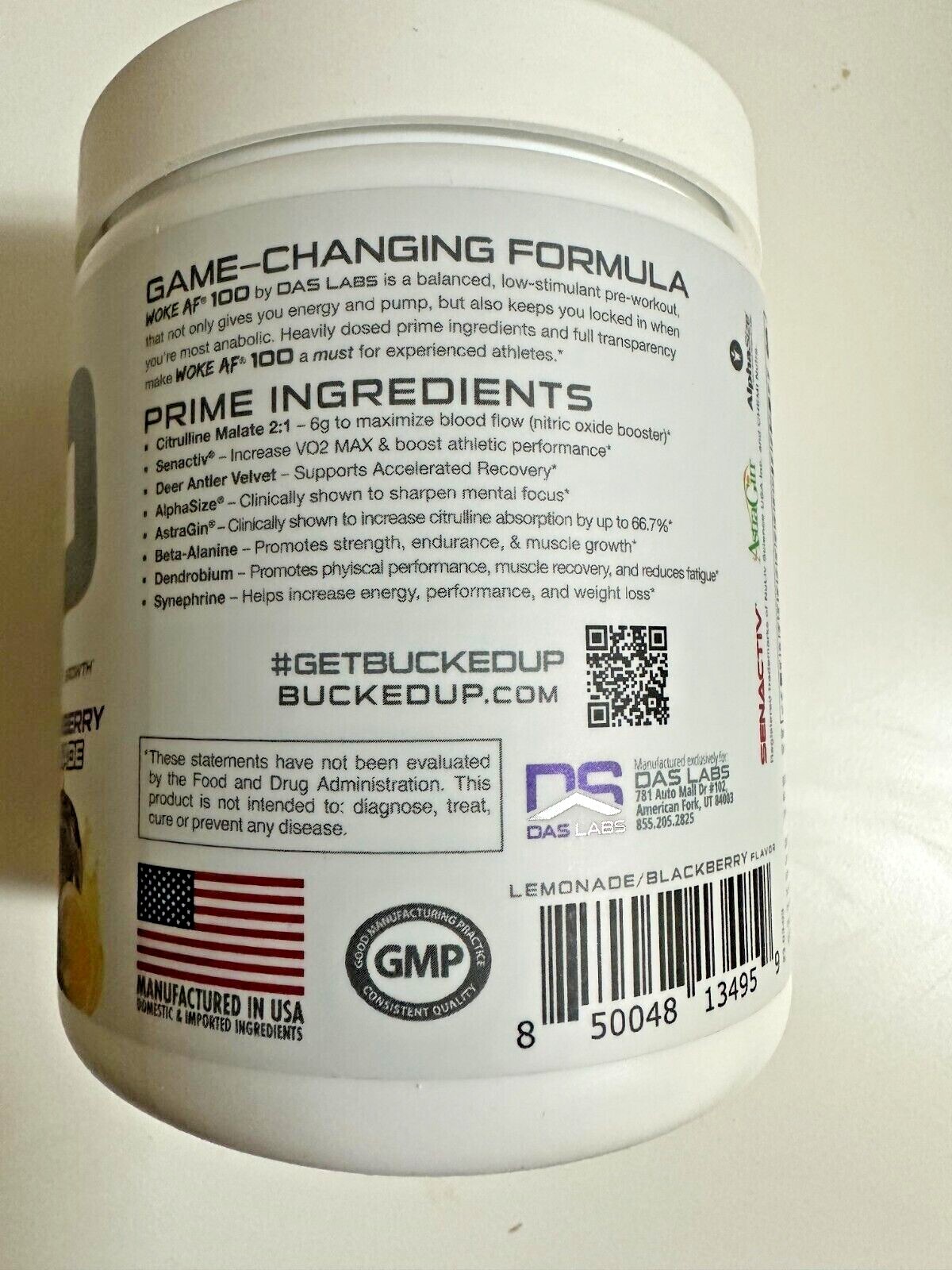 Bucked Up – WOKE AF High STIM Pre-Workout 30 Serving PICK FLAVOR – FREE SHIPPING