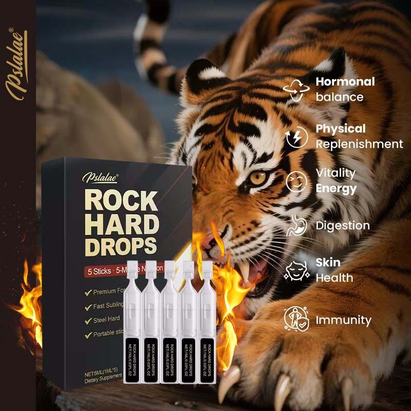 Rock Hard Drops – with Tribulus Terrestris, Maca Root, L-Arginine, Men’s Health