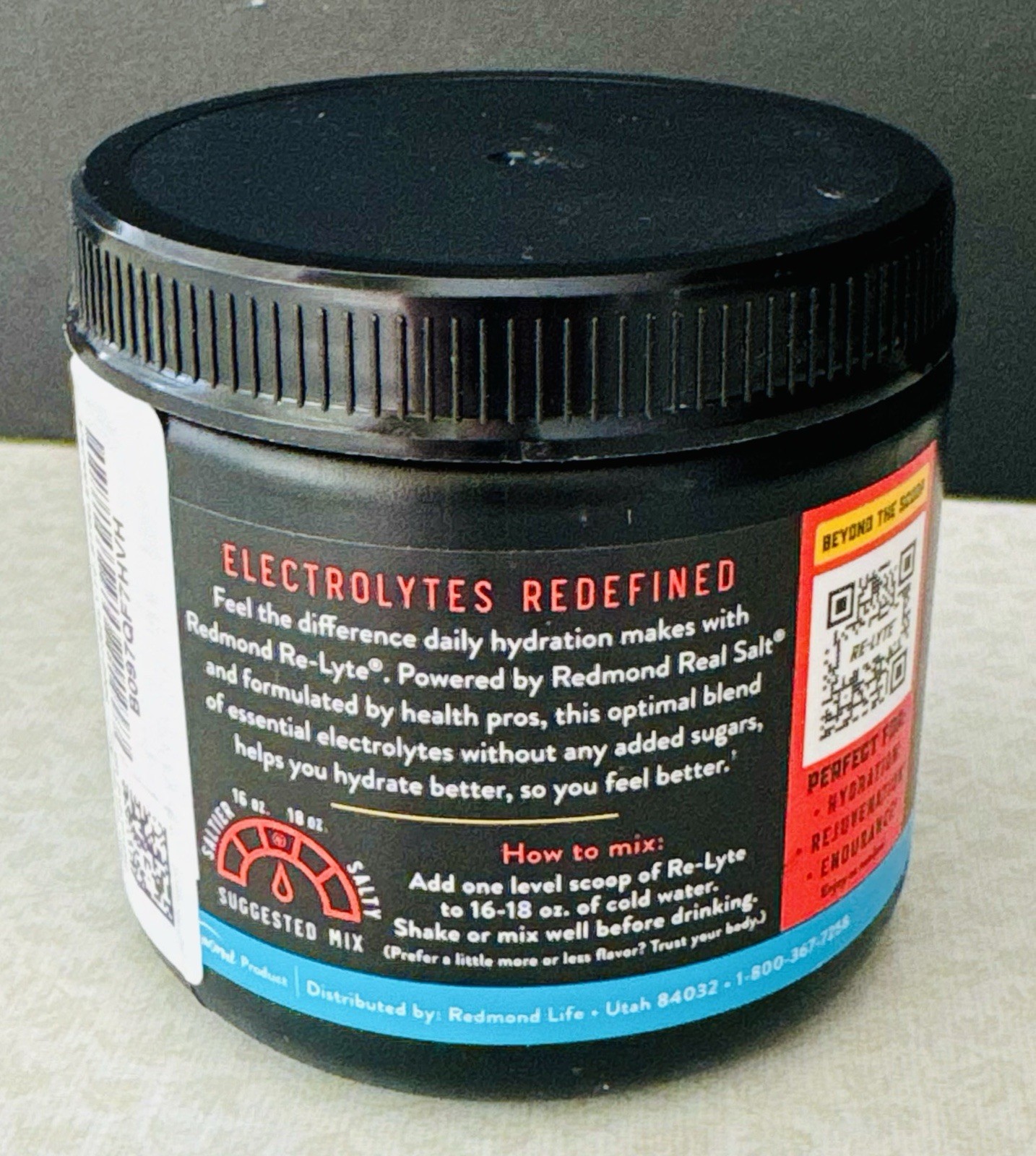 REDMOND Re-Lyte Hydration Electrolyte Mix Strawberry Lemonade 13.4oz BB: 07/2030
