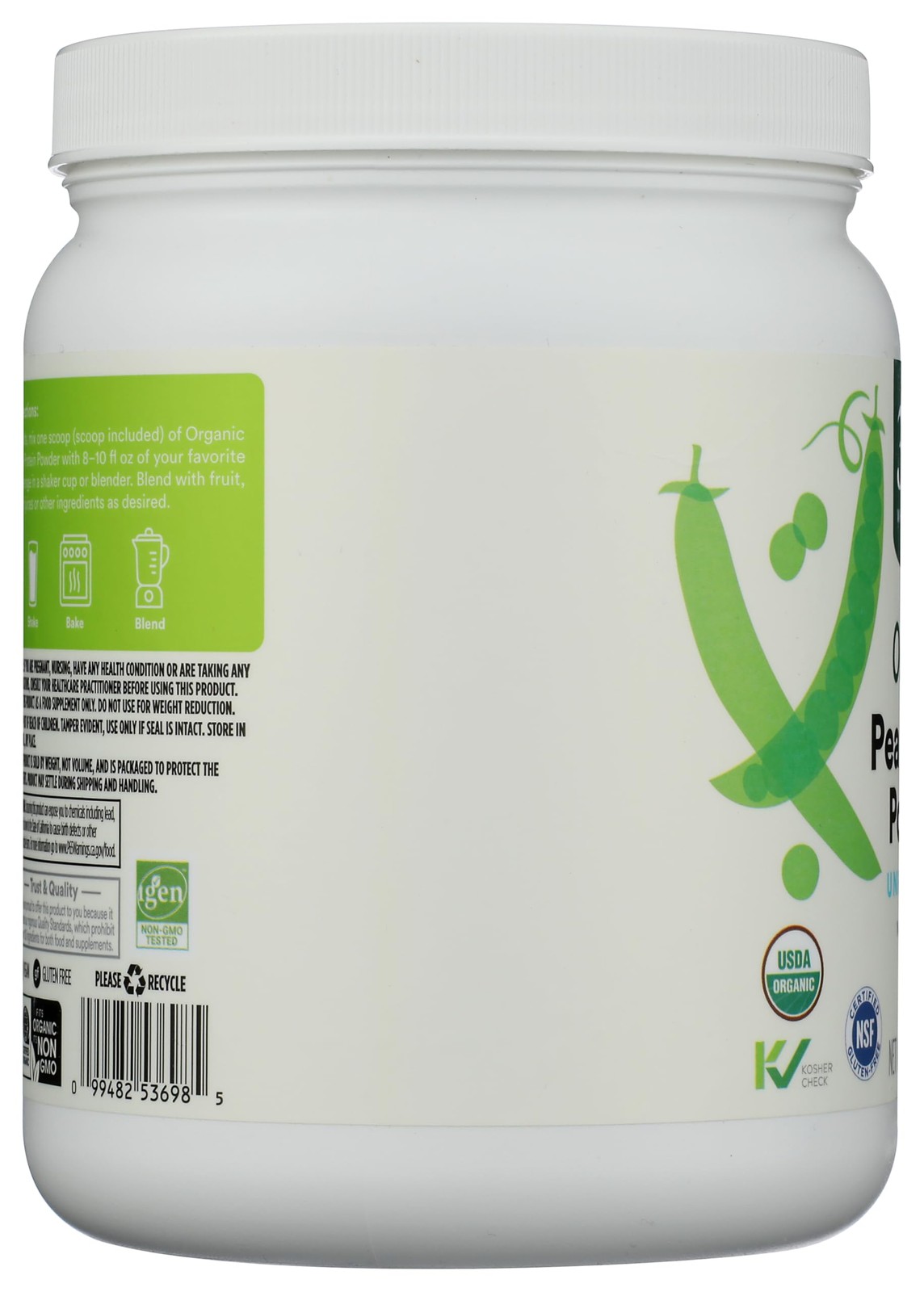 365 by Whole Foods Market Organic Pea Protein, 16 OZ 16 Ounce