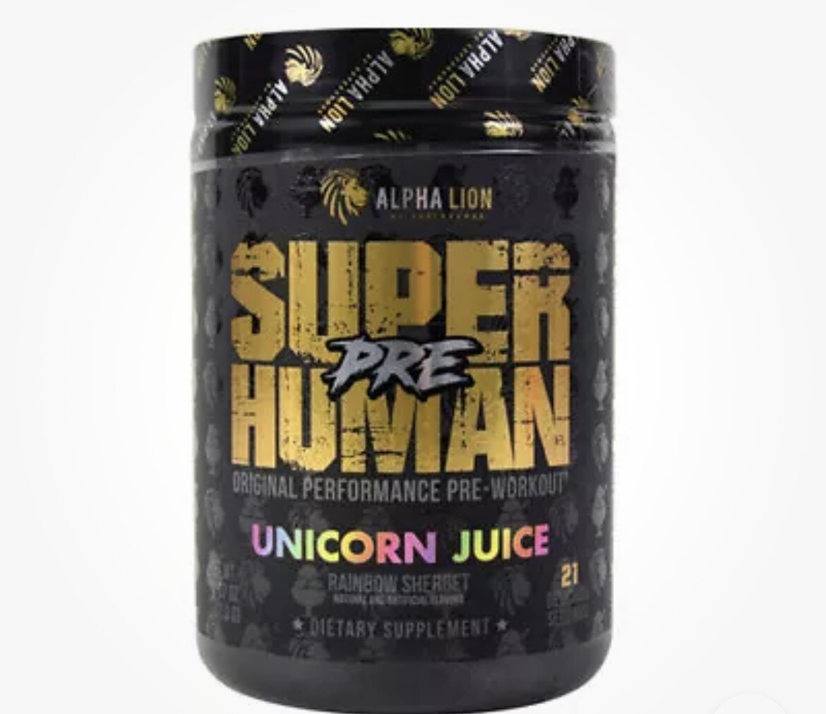 Superhuman Pre Unicorn Juice 21 Servings by Alpha Lion