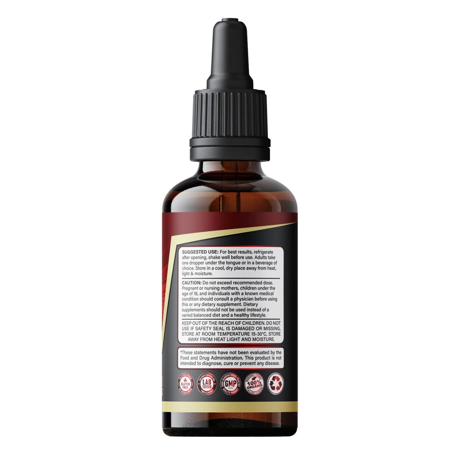 Man Bulge Mens Natural Tincture Herbal Drops 3 Pack 6 Fl Oz