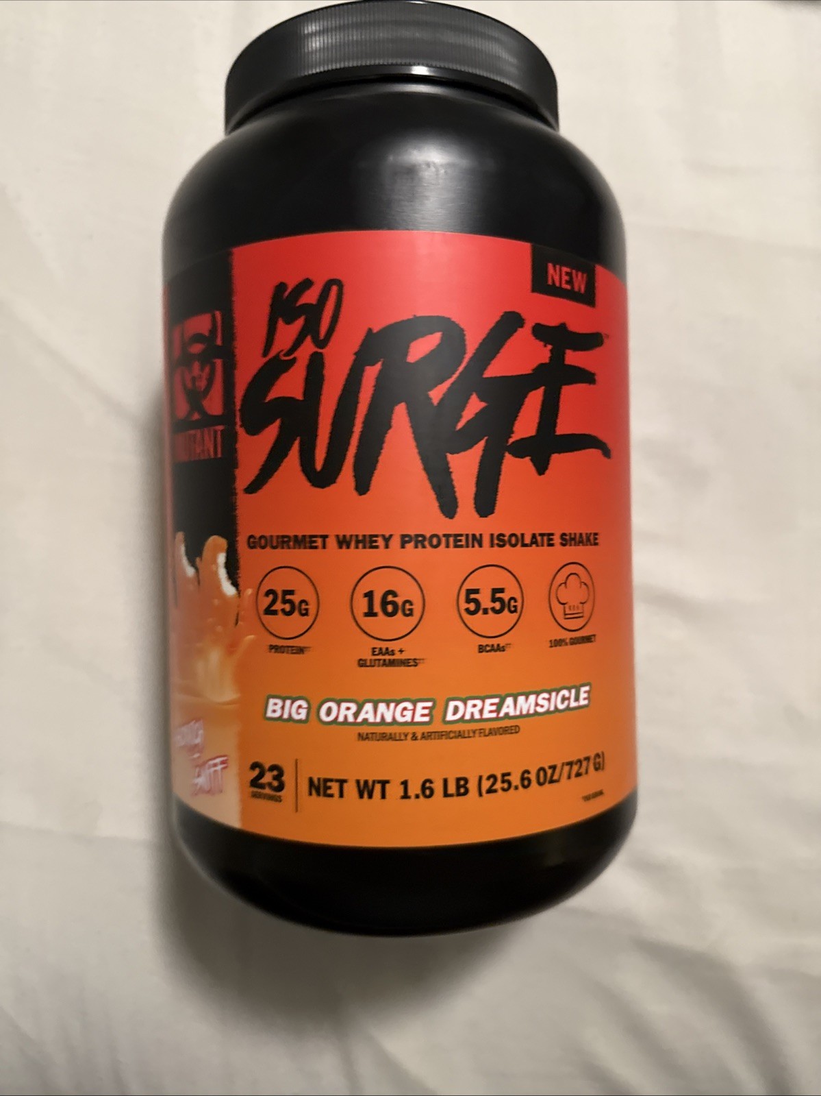 Mutant ISO Surge Gourmet Whey Isolate, Orange Dreamsicle 23 Servings, 01/2028✨️