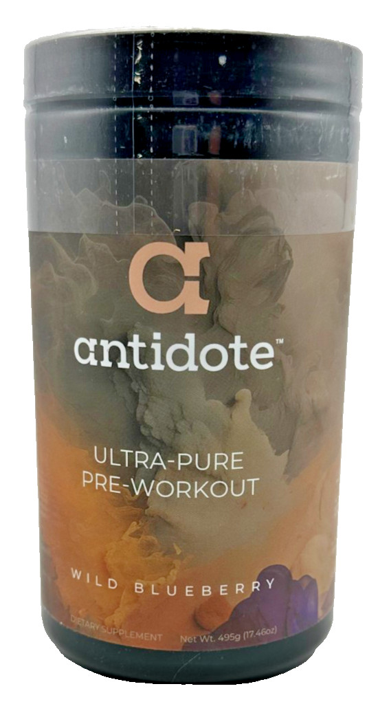 antidote Ultra-Pure Pre Workout Wild Blueberry 30 Servings EXP 04/2027