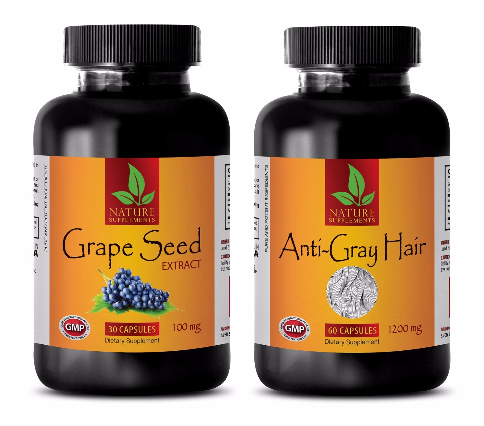 Immune vitamin c – GRAPE SEED EXTRACT – ANTI GRAY HAIR COMBO – coenzyme q10