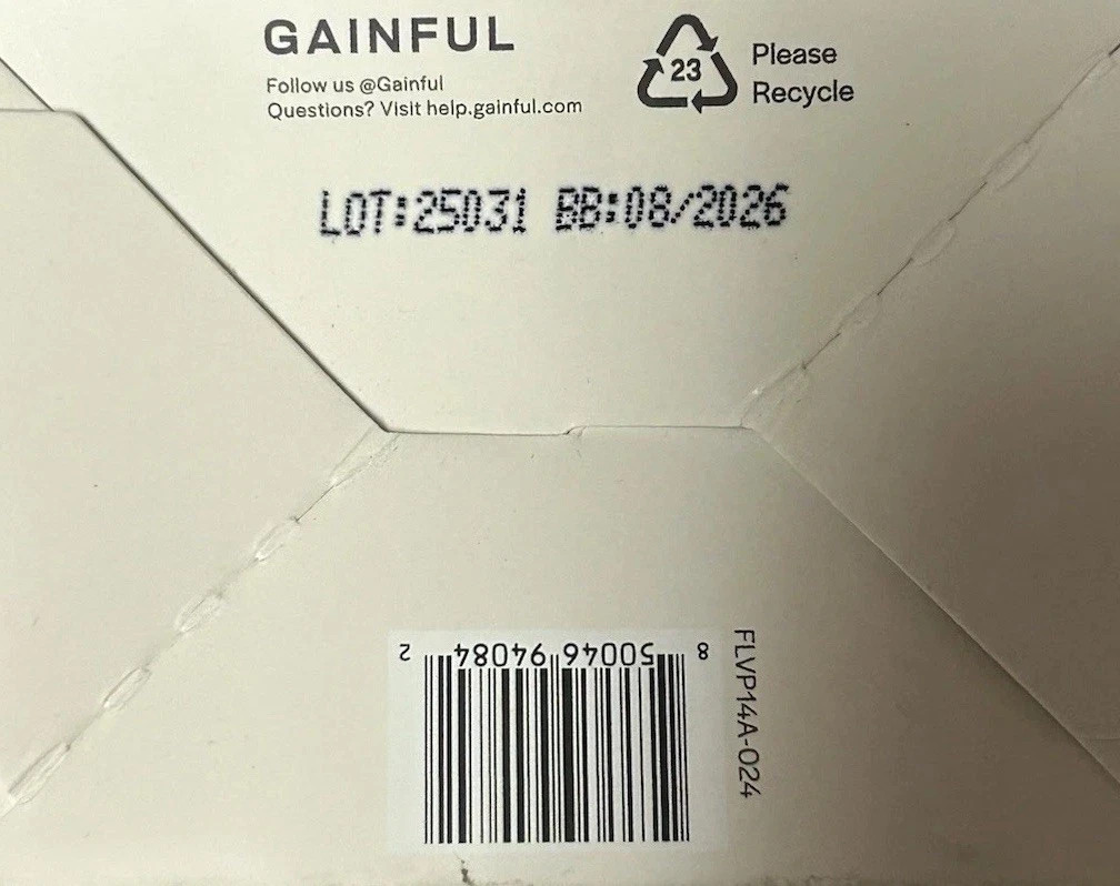 Gainful Flavor Vanilla, Strawberry & Chocolate 14 Packets Ex: 08/2026 New Sealed
