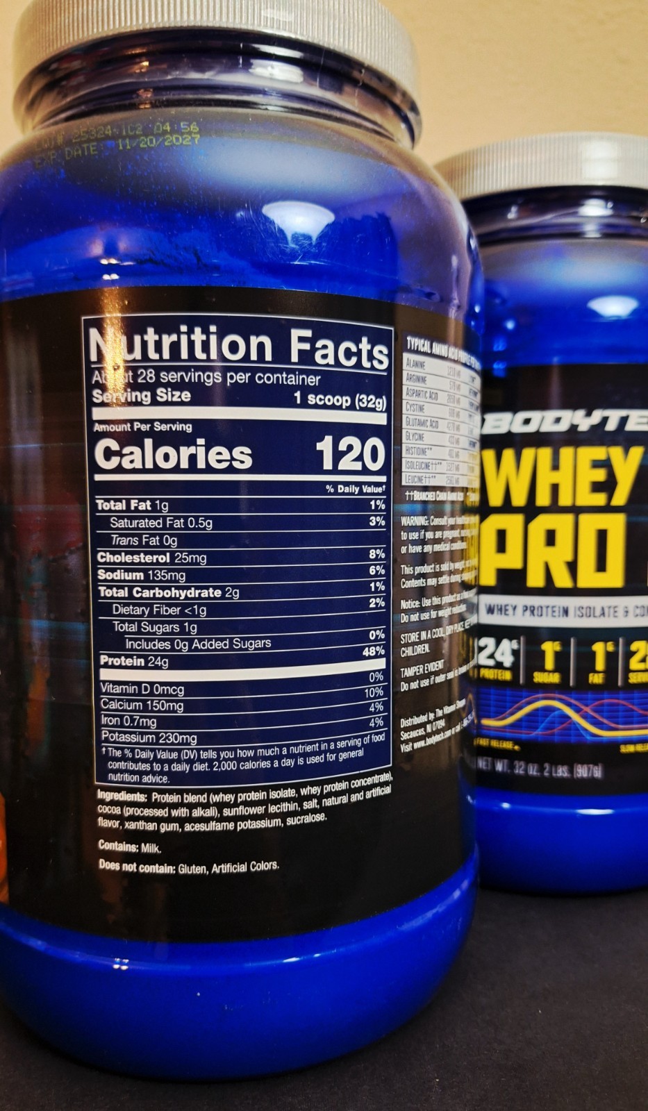 WheyTech Pro 24, Chocolate 🍫, 24g Protein, 2lbs, 28 Servings, 11/2027✨️
