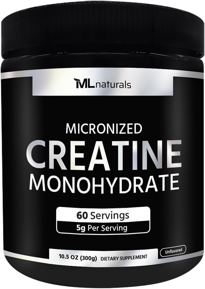 200 Mesh Micronized Creatine – 5g per Serving, Non-GMO, Rapid Absorption
