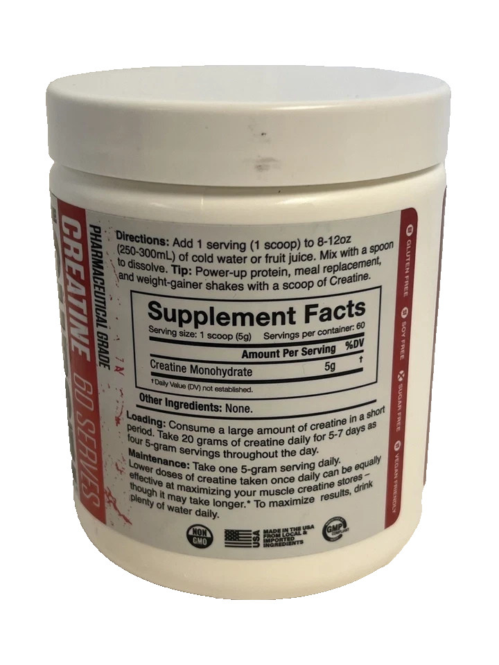 The Curse! Creatine Powder Unflavored 10.6 oz BB: 05/2027