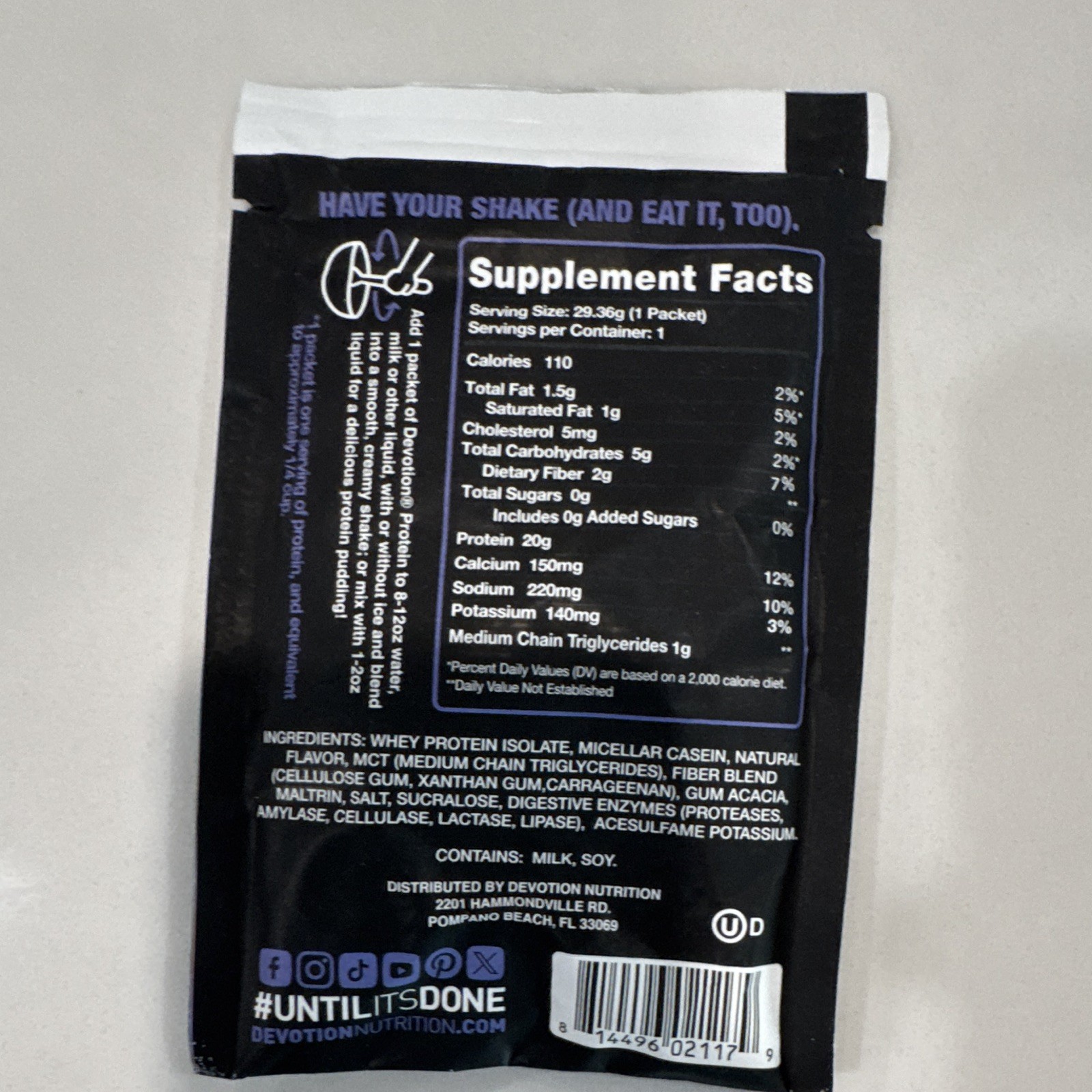 Mixed Brands Assorted Protein Supplement Powder Single-Serve Sample Packets