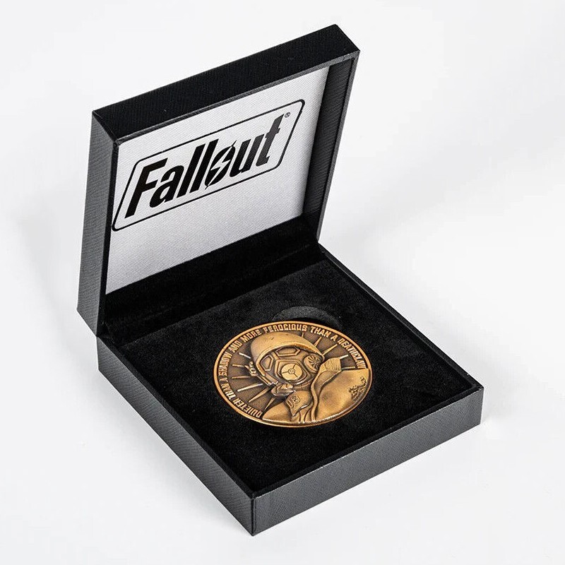 Fallout 4 76 New Vegas NCR Ranger Challenge Coin Figure California Republic +Box