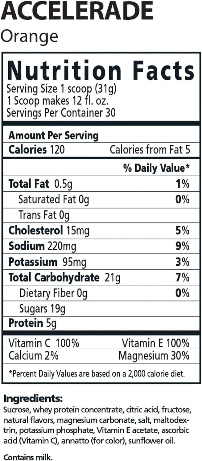Accelerade by PacificHealth – All Natural Sport Hydration Drink Mix with…
