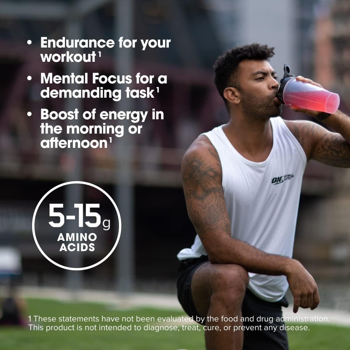 Keto-Friendly Amino Energy Powder with BCAAs – 30 Servings Blueberry Lemonade