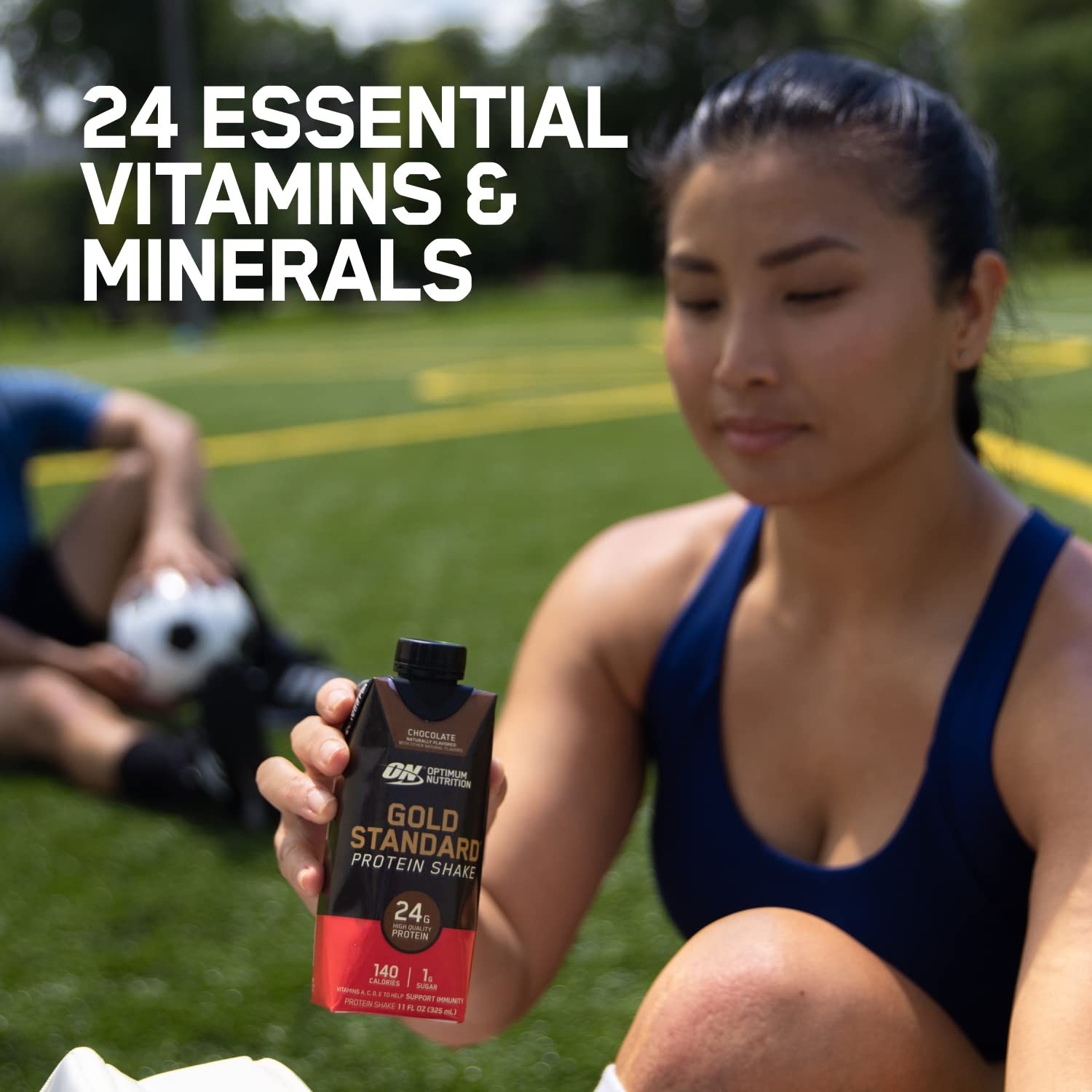 Optimum Nutrition Gold Standard Protein Shake, 24g Protein Ready Drink Chocolate