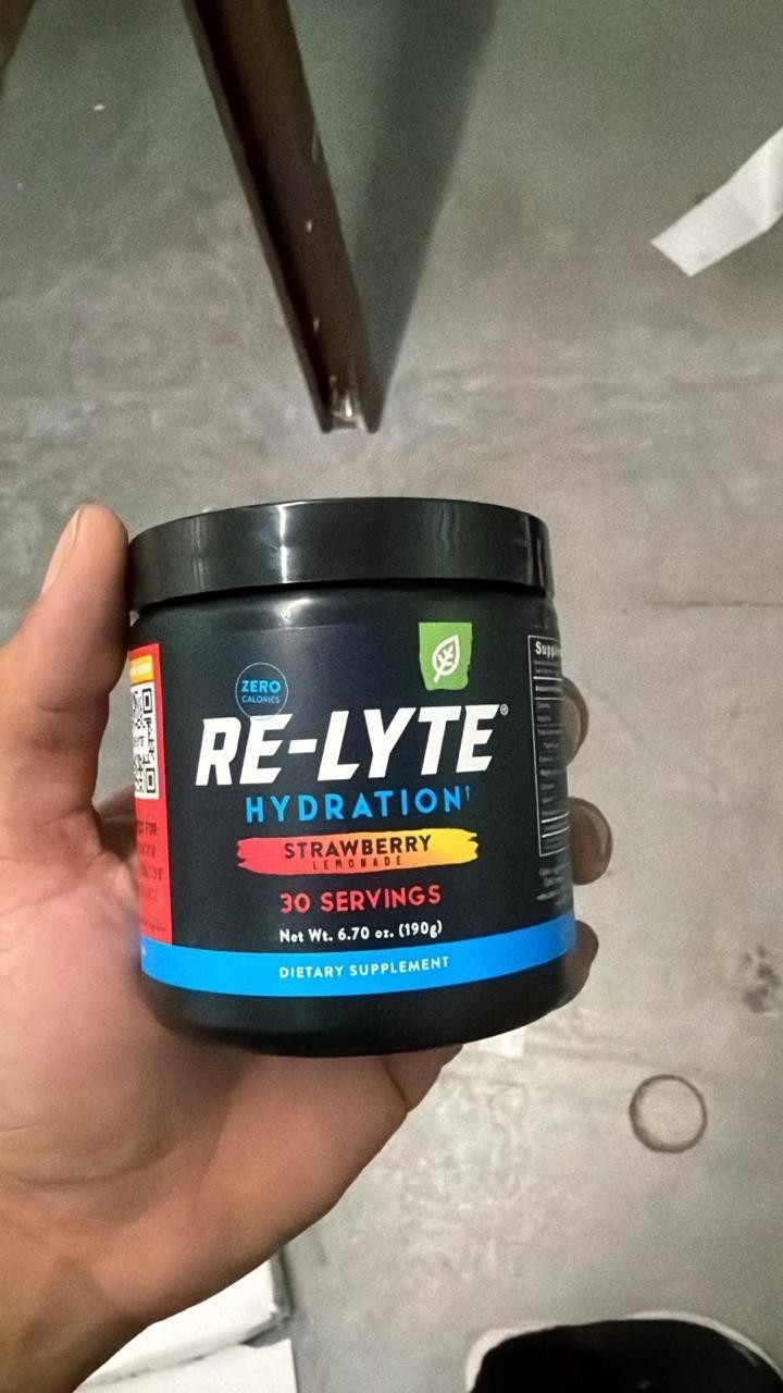 REDMOND Re-Lyte Hydration Strawberry Lemonade 30 Servings 6.7 oz Exp 10/29