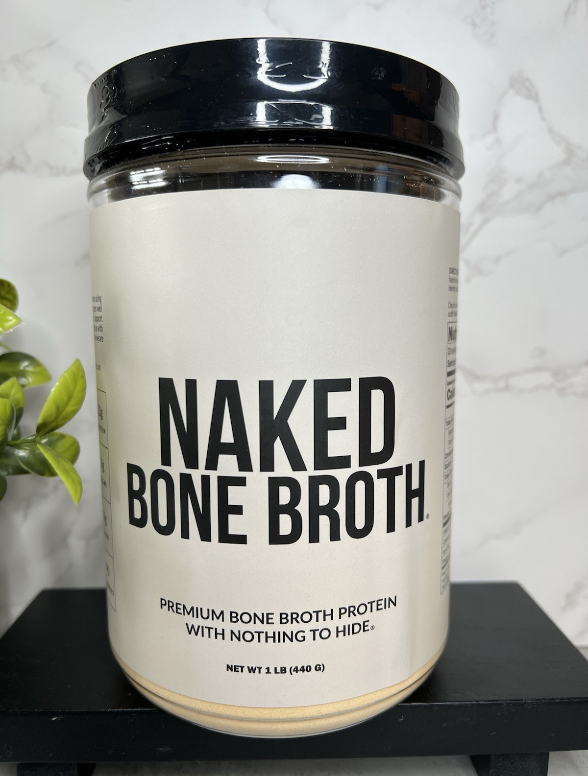 Naked Bone Broth Protein Powder Gluten-Free 1lb (440g) Exp 09/2027