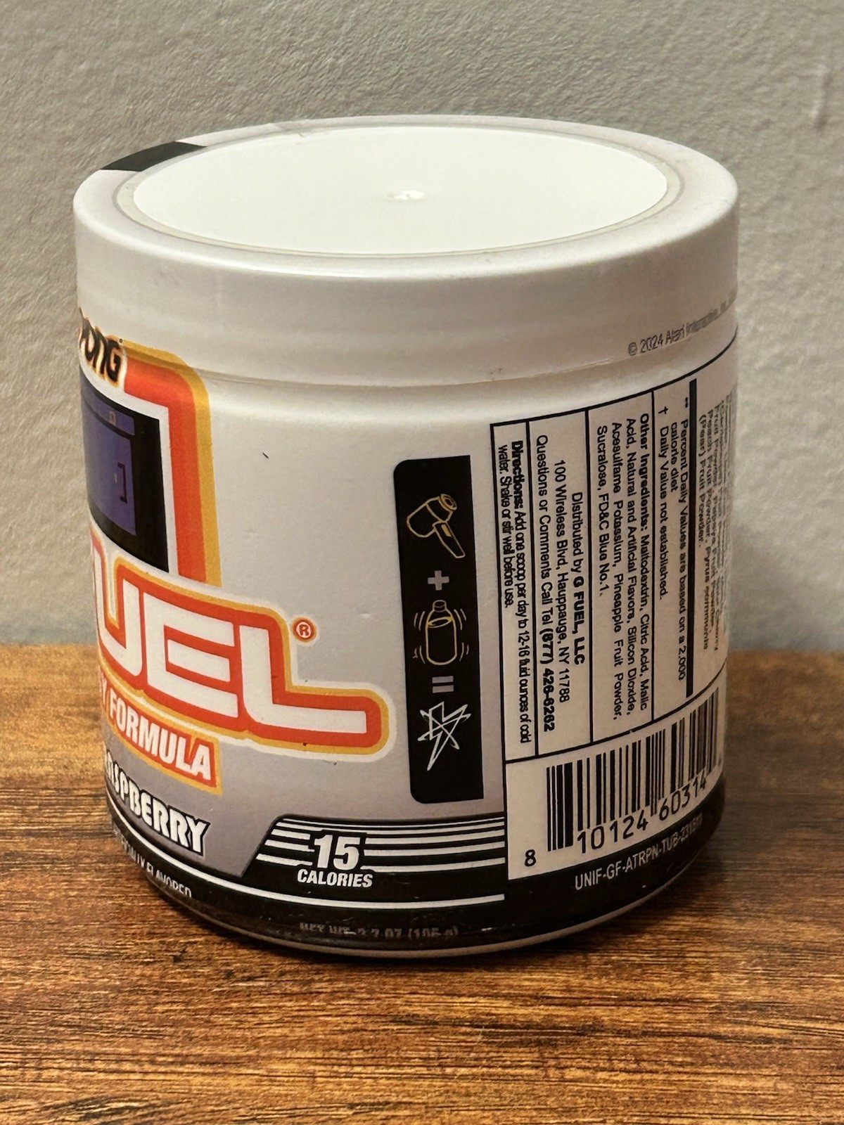 G FUEL Atari Pong Blue Raspberry Energy Formula 15 Servings EXP 05/2028 – SEALED