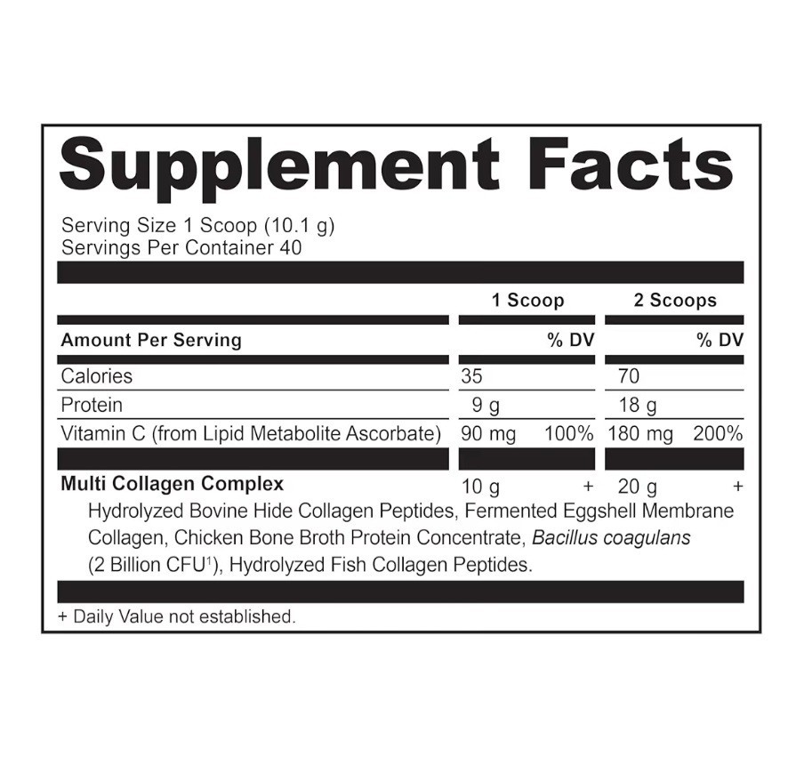 Ancient Nutrition Multi Collagen Protein Powder Unflavored 14.3 oz 40 Servings