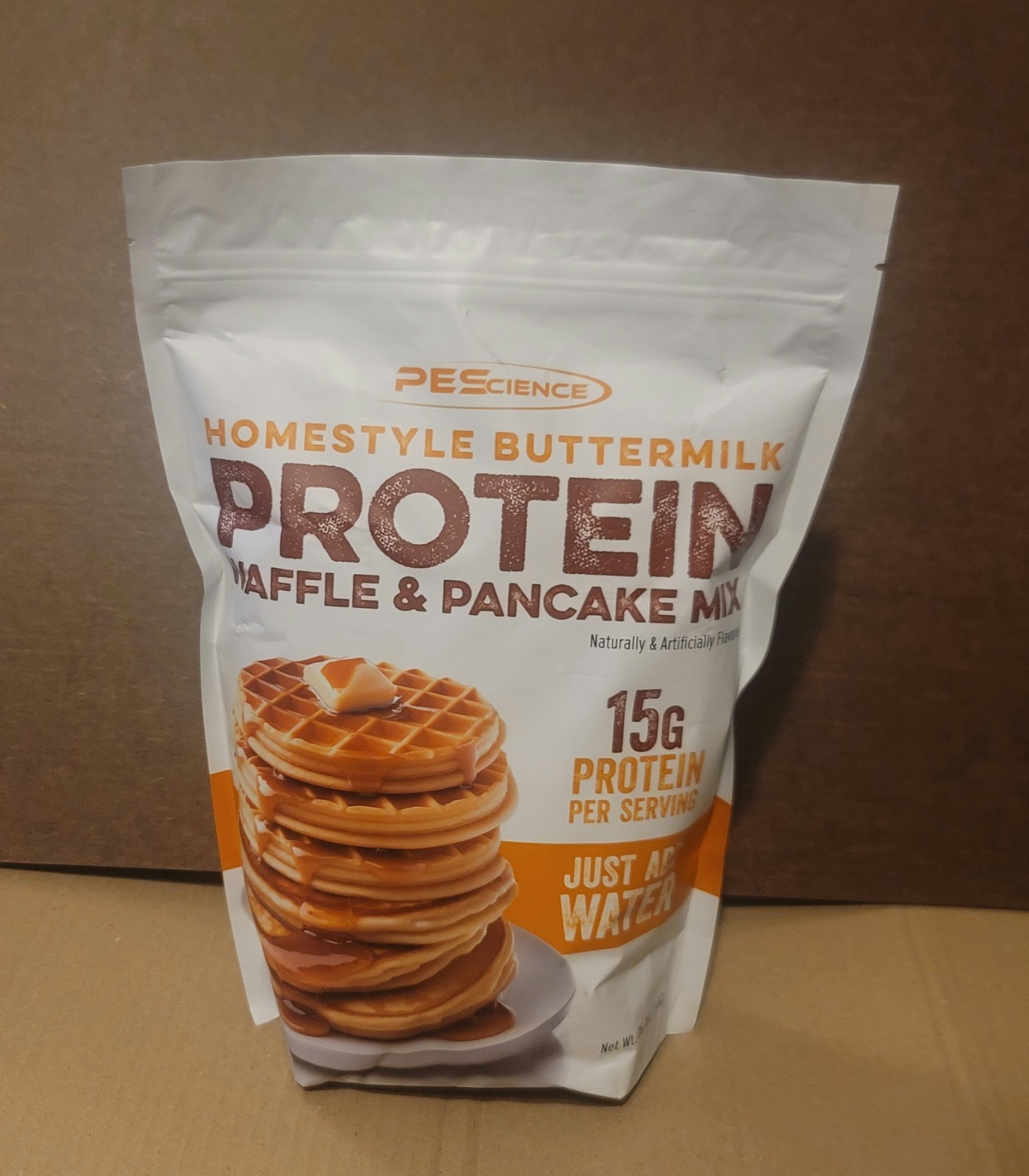 PEScience Homestyle PROTEIN Buttermilk Waffle Pancake Mix 12 Servings PE Science