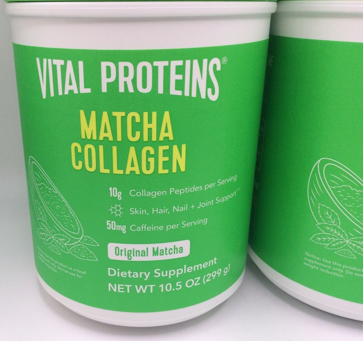 Vital Proteins Collagen Peptides Matcha Original, 10.5oz, 05/2026🎈PACK OF 4🎈