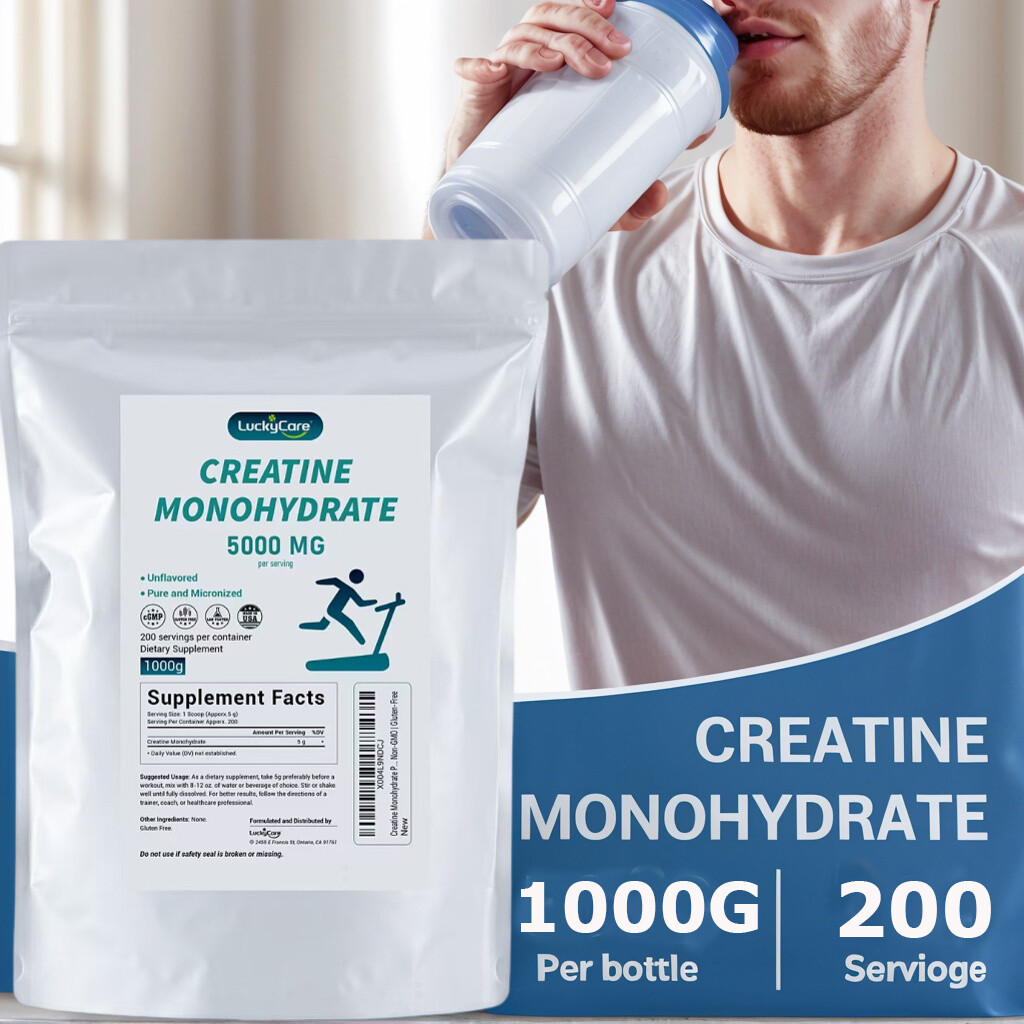300G Creatine Monohydrate Micronized Creatine Powder Unflavored Fitness Sport US