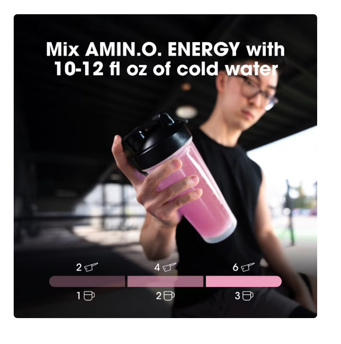 Optimum Nutrition Essential Amino Energy Hydration Plus Focus Powder, Watermelon
