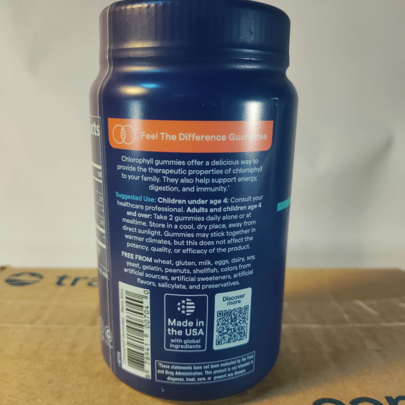 Trace Minerals Chlorophyll Gummies. Dietary Supplement 60 Gummies NEW