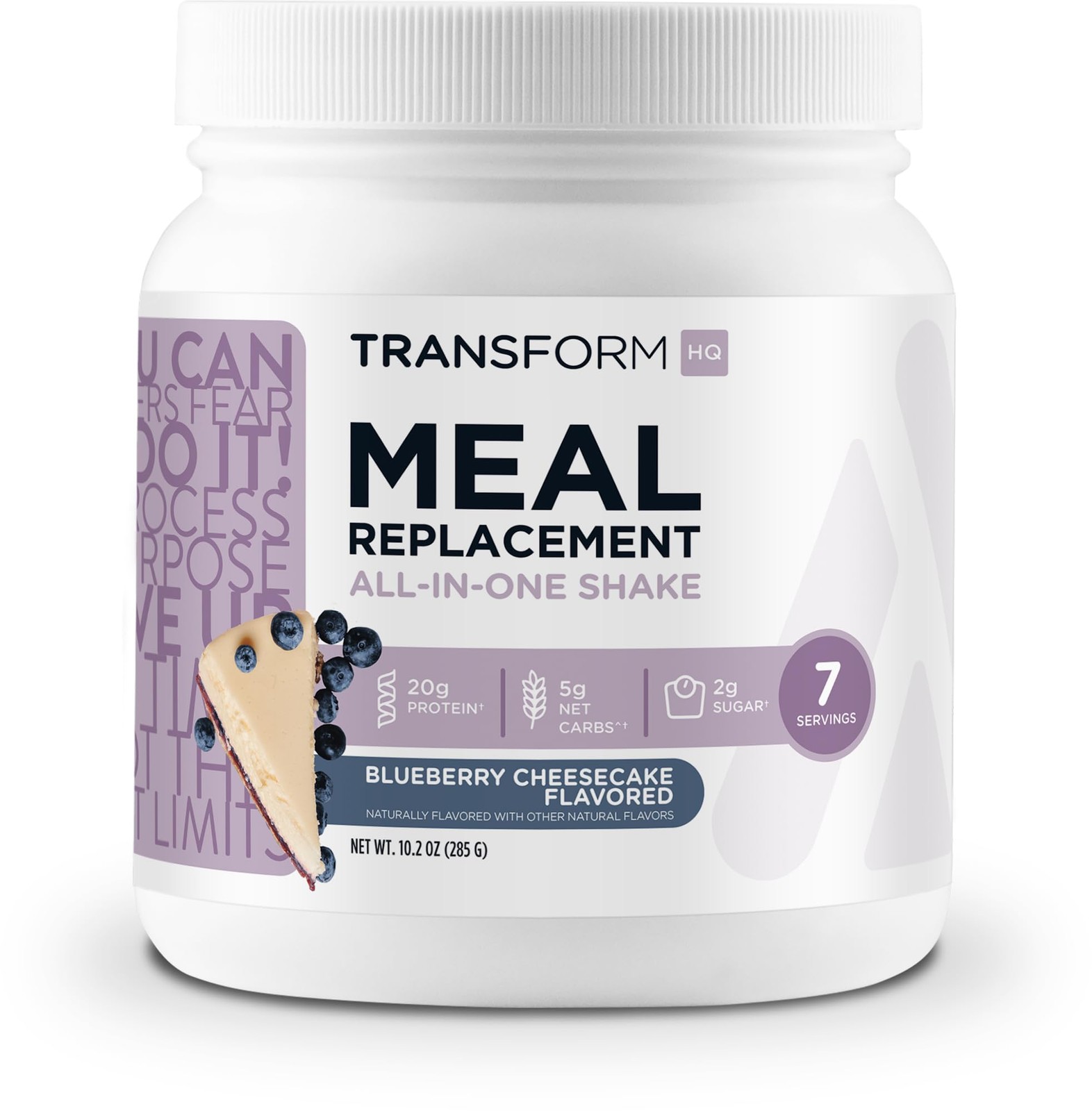 TransformHQ Meal Replacement Shake Powder (Blueberry 7 Servings (Pack of 1)