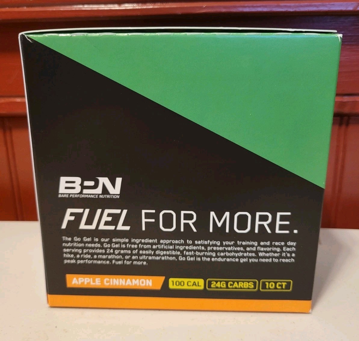 BJN Bare Performance Nutrition Go Gel Endurance Apple Cinnamon (10 Packets)